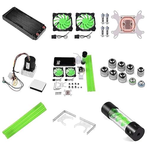 Water Cooling Kit for PC - 240mm Heat Sink CPU Water Block LED Fan Computer Cooling Kit Water Chiller Water Cooling Systems - Image 1