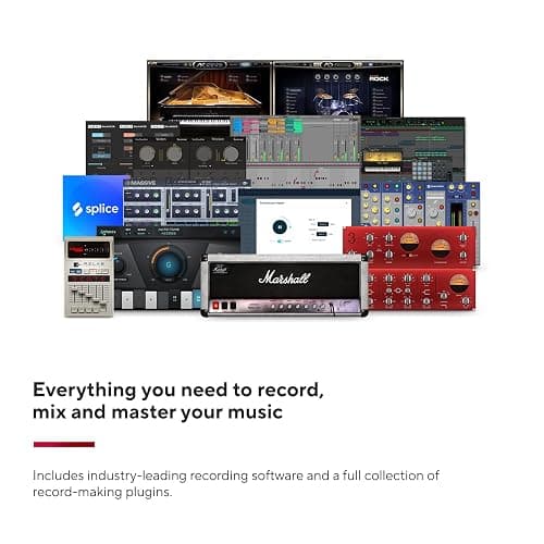 Focusrite Scarlett 2i2 4th Gen USB Audio Interface for Recording, Songwriting, Streaming and Podcasting — High-Fidelity, Studio Quality Recording, and All the Software You Need to Record thumbnail 6