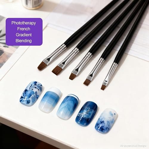 Artdone Nail Dotting Tools Art Brushes Kit With Nail Stand Gel Polish | Design Pen For Nail Drawing And Nail Paint Small Detail supplies thumbnail 5