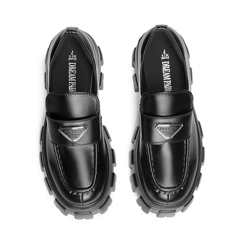 DREAM PAIRS Women's Chunky Loafers Platform Comfortable Slip-On Dressy Business Casual Fashion Outfit Loafer Shoes thumbnail 8