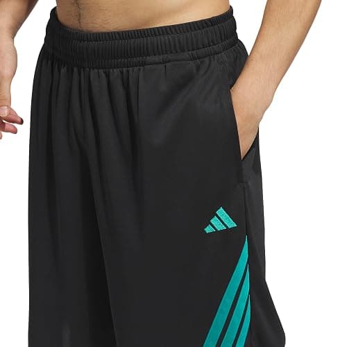 adidas Mens Basketball Legends 3-Stripes Shorts thumbnail 6