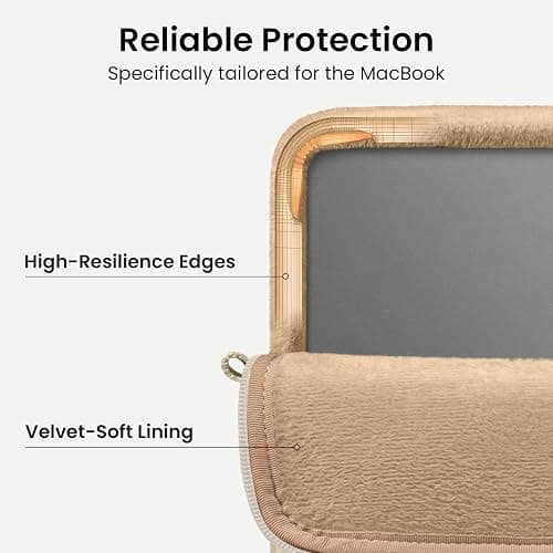 tomtoc 360 Protective Puffy Laptop Sleeve for 13-inch MacBook Air M5/A3449 | 2026, M4/M3/M2 A3240 A3113, MacBook Neo A18 & MacBook Pro M2/M1, Quilted Soft Puffer Bag for 13-inch Surface Pro Copilot+PC thumbnail 4