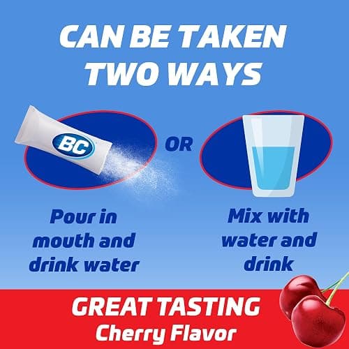 BC Pain Relief Powder, Cherry, 24 ct (Pack of 1) thumbnail 4
