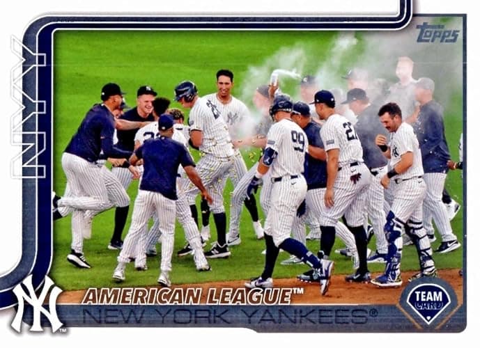 New York Yankees 2025 Topps Complete Mint 26 Card Team Set Featuring Aaron Judge on 3 Different Cards with Will Warren, Carlos Narvaez, Ben Rice and Duke Ellis Rookie Cards Plus thumbnail 8