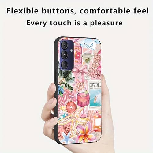 Zrutru 2 Pack Cartoon Collage Phone Case for Gabb Phone 4 Pro 6.5",Cute Kawaii Bow Floral Beach Ocean Pattern Cases Aesthetic Design,Bumper Protective Cover for Girls Women thumbnail 6