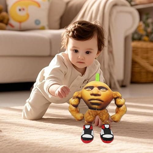 Italian Brainrot Plush,12 inch Udin Din Din Dun Toy Gift,Cute Stuffed Figure Doll for Kids and Adults Inspired Plush Toy thumbnail 2