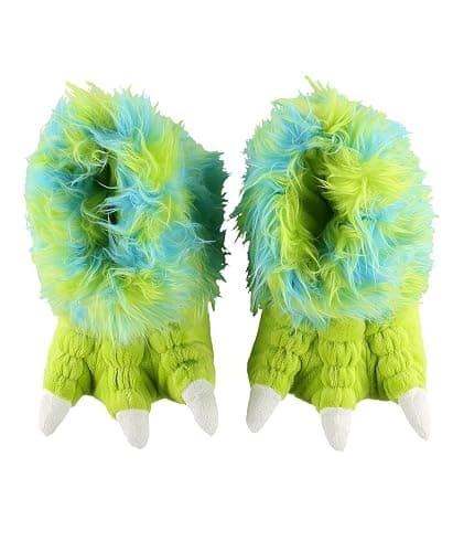 Lazy One Animal Paw Slippers for Kids and Adults, Fun Costume for Kids, Cozy Furry Slippers thumbnail 5