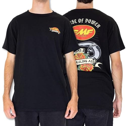 FMF Pins & Needles Tee - Crew Neck Mens T Shirt, Motocross, Dirt Bike T Shirts Blk - Small - Blk - Image 1