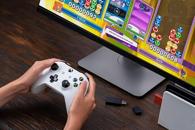 8BitDo Wireless USB Adapter 2 for Switch/Switch 2, Windows PC, Mac & Raspberry Pi, Compatible with Xbox Series X & S Controller, Xbox One Bluetooth Controller, Switch Pro and PS5 Controller (Black) thumbnail 8