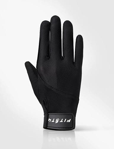 FitsT4 Sports Horse Riding Gloves Equestrian Women Mesh Breathable Gloves for Horseback Riding Touchscreen thumbnail 2