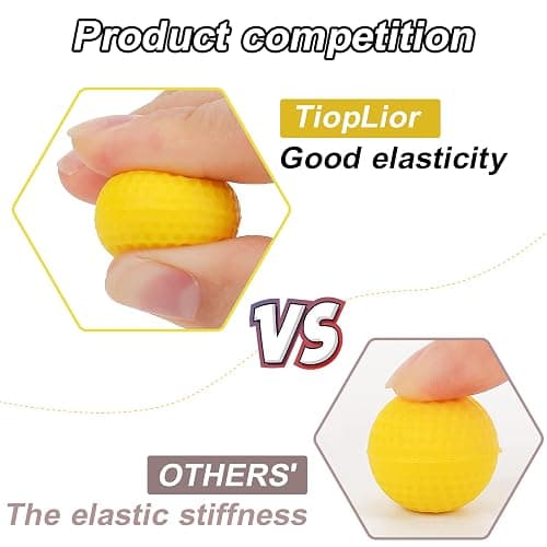 100 Rounds Refill Balls Ammo Compatible with Nerf Rival Gun, TiopLior Foam Bullet Ball Replacement Refill Pack Fit for Rival(HIR, High-Impact Rounds) thumbnail 4