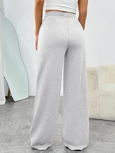 Trendy Queen Womens Wide Leg Sweatpants Baggy Loose Fall Barrel Casual Lounge Athletic Pants Comfy Teen Girl Cute Joggers thumbnail 4