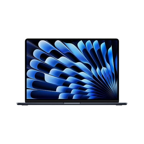 Apple 2025 MacBook Air 15-inch Laptop with M4 chip: Built for Apple Intelligence, 15.3-inch Liquid Retina Display, 16GB Unified Memory, 256GB SSD Storage, 12MP Center Stage Camera, Touch ID; Midnight - Image 1