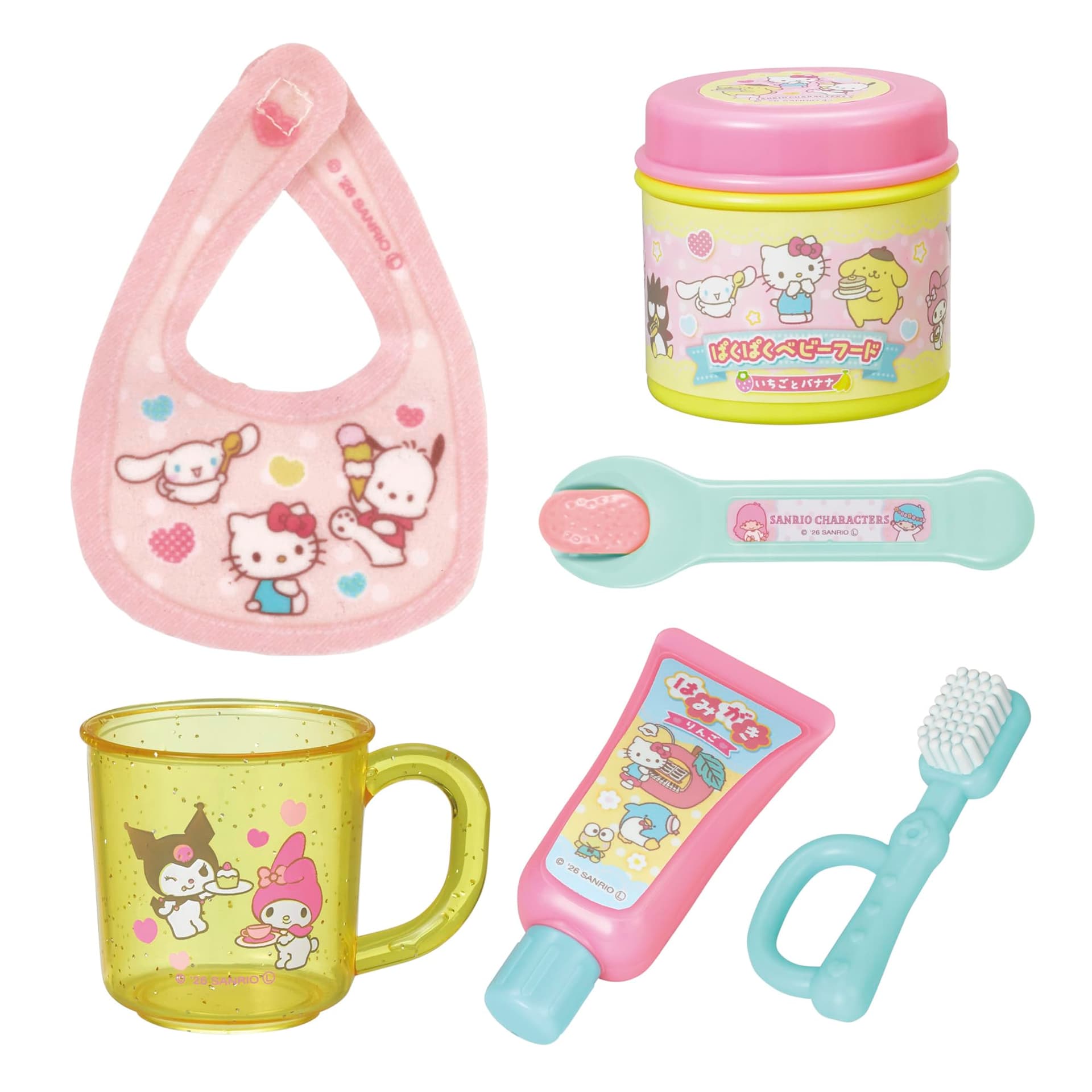 Pilot Mel-chan Osechi Parts, Sanrio Characters, Baby Food & Chopsticks Set thumbnail 2