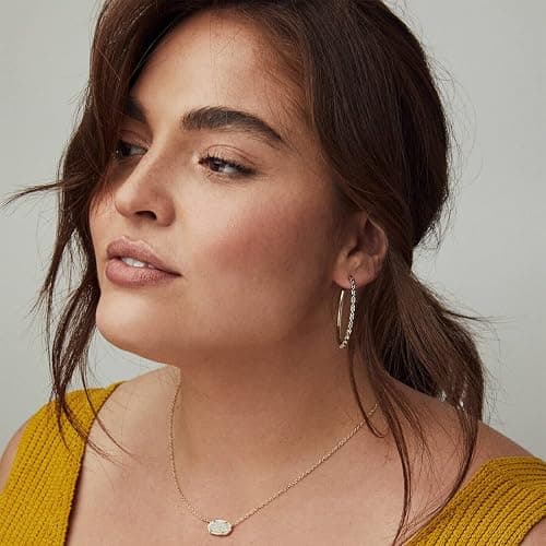 Kendra Scott Elisa Pendant Necklace for Women, Fashion Jewelry, 14k Gold-Plated thumbnail 4