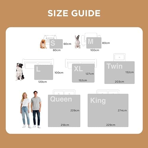LE SURE Waterproof Dog Blanket Washable - 100x80cm Fleece Pet Blanket For Medium Dogs and Cats, Personalised Kitten Throw Protects Bed and Sofa with Soft Plush, Grey thumbnail 5