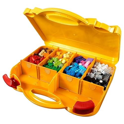 LEGO Classic Creative Suitcase 10713 - Includes Sorting Storage Organizer Case with Fun Colorful Building Bricks, Preschool Learning Toy for Kids, Boys and Girls Ages 4 Years Old and Up thumbnail 7