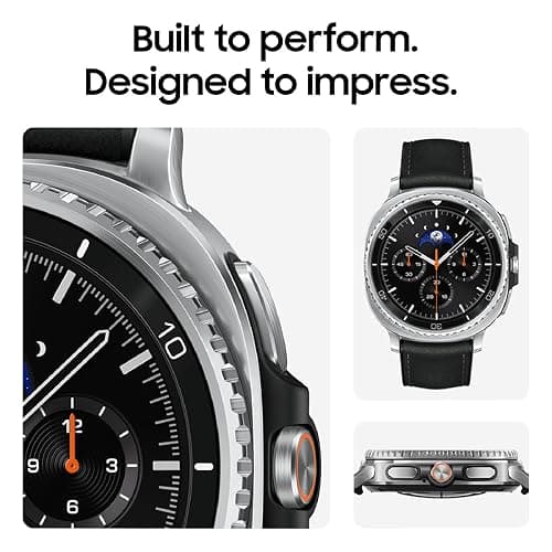 Samsung Galaxy Watch 8 Classic (2025) 46mm Bluetooth Smartwatch, Cushion Design, Rotating Bezel, Quick Button, Sleep Coaching, Running Coach, Energy Score, White [US Version, 2 Yr Warranty] thumbnail 2