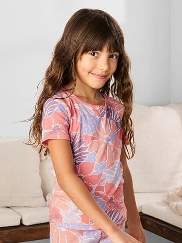 Simple Joys by Carter's girls 6-piece Snug Fit Cotton Pajama Set thumbnail 2