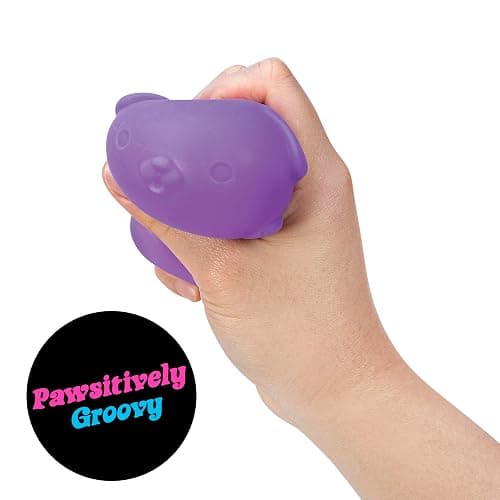 Schylling NeeDoh Funky Pups – Squishy Sensory Toy – Soft Dough Filling – Ages 3 and Up - Color May Vary; One Dog Per Pack thumbnail 6