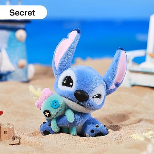 MINISO Disney Lilo & Stitch Flocked Plush Toy Surprise Box Figure Model Stitch Blind Box Toy Collectible Toy Surprise Figures for Room Decorations, Birthday Gifts (Random) thumbnail 6