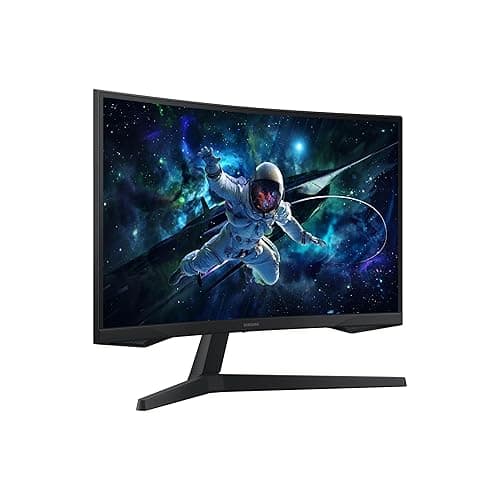 SAMSUNG 32" Odyssey G55C Series QHD 1000R Curved Gaming Monitor, 1ms(MPRT), HDR10, 165Hz, AMD Radeon FreeSync, Eye Care, Glare Free, Sharp Resolution LS32CG550ENXZA thumbnail 2