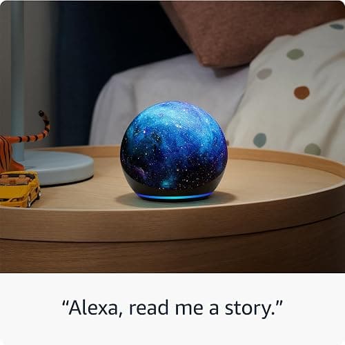 Echo Dot Kids (newest gen) | Wi-Fi and Bluetooth smart speaker with Alexa | With 1 year of Amazon Kids+ content | Stardust thumbnail 5