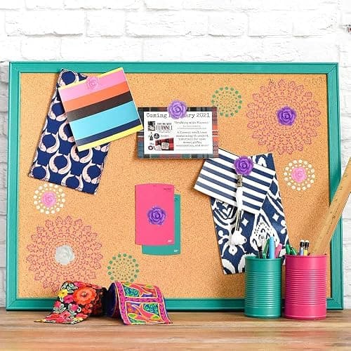 Vuzvuv 60Pcs Purple Rose Flower Cute Push Pins Thumbtack for Bulletin Board | Resin & Metal Cute Push Pins, Sturdy Reusable, 60pcs in Storage Box, for Bulletin Boards, Office School Decor, Lovely Gift thumbnail 4
