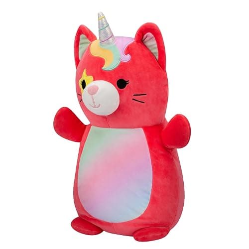 Squishmallows HugMees Original 14-Inch Sienna Pink Starry Eyed Caticorn - Large Ultrasoft Official Jazwares Plush thumbnail 4