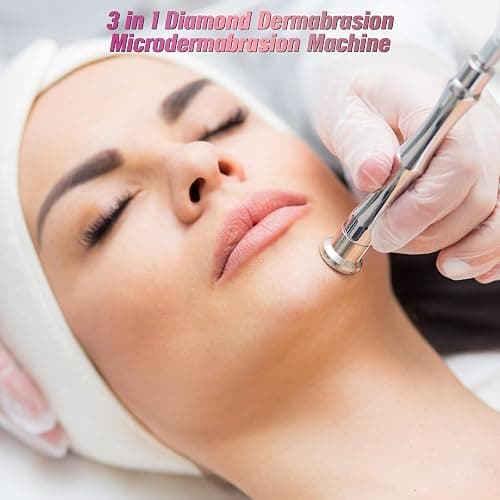 3 in 1 Diamond Machine, TopDirect Facial Skin Care Salon Equipment Beauty Device with Spray Gun (Strong Suction Power: 65-68cmhg) thumbnail 9