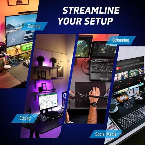 VSDINSIDE Macro Keypad, Stream Controller Deck Gaming Streaming Shortcut Keyboard, 18 Programmable Keys Customizable Visual AI Pad USB Soundboard for OBS, YouTube, Desk Office Setup, Laptop, PC, Mac thumbnail 6