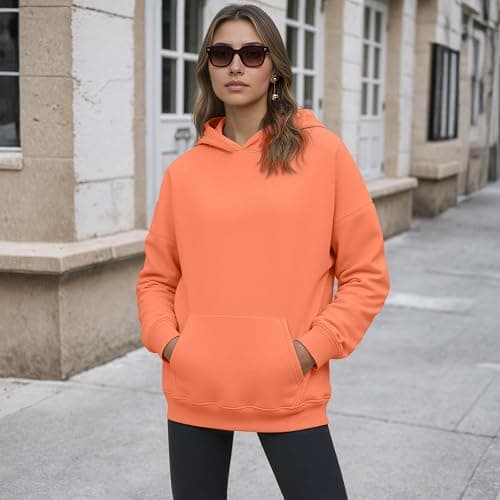 YARBCEN Womens Hooded Hoodies Sweatshirts - Long Sleeve Crewneck Sweaters With Pocket 2026 Fashion Spring Oversized Clothes thumbnail 4