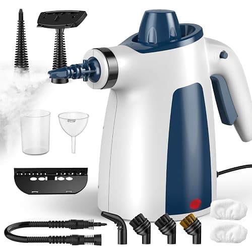 Hand Held Steam Cleaner, Portable Steam Cleaners, Steam Cleaner Handheld, Comes with 12-Piece Accessories for Multi-Surface Stain Removal, Perfect for Stain Removal, Car, Sofa, Floor, Bathroom, Window - Image 1