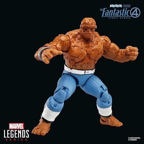 Marvel Legends Series The Thing, The Fantastic Four: First Steps Ben Grimm Movie Collectible 6 Inch Action Figure Toy thumbnail 7