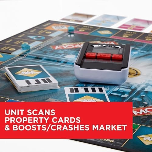 Hasbro Gaming Monopoly Ultimate Banking Edition Board Game for Families and Kids Ages 8 and Up, Electronic Banking Unit (Amazon Exclusive) thumbnail 7