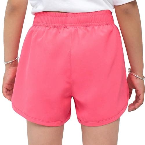MEILONGER Girls Shorts Quick Dry Swim Trunks for Teen with Breathable Inner Bike Soccer Running Athletic Shorts for Kids thumbnail 2