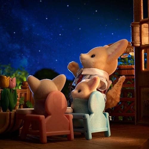 Calico Critters Fennec Fox Family, Set of 4 Collectible Doll Figures thumbnail 4