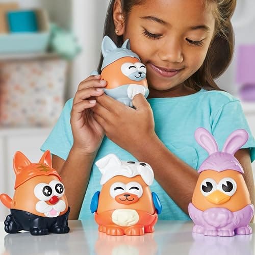 POTATO HEAD Pet-Tato Tots, Pet-Themed Set with 31 Parts and Pieces Plus Rolling Carry Case, Toddler and Preschool Toys for Girls and Boys 2 and Up (Amazon Exclusive) thumbnail 4