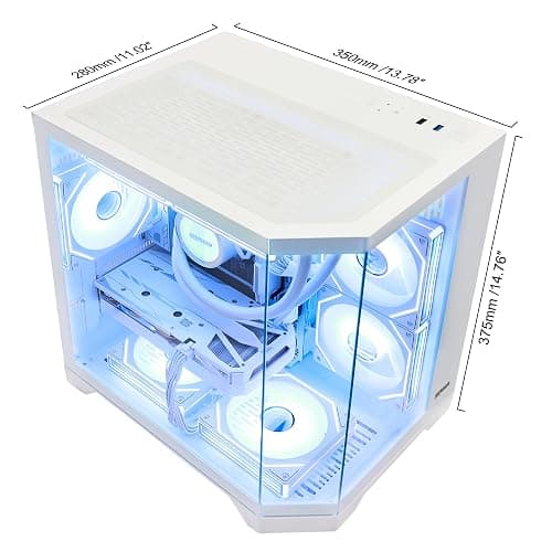HOENGAGER Ocean of Stars Gaming PC - RTX 5070TI 16G - AMD Ryzen 7 7800X3D, 32GB DDR5 RAM, 1TB PCIe + 2TB SATA SSD, 11 AC Wi-Fi, 850 PSU, Windows 11 Pro - Desktop Computer thumbnail 5