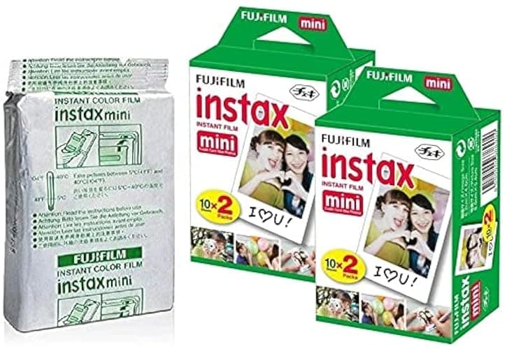 Fujifilm Instax Mini Instant Film,10 Sheets×5 Pack(Total 50 Shoots) [Bulk Packaging] International Version - Image 1