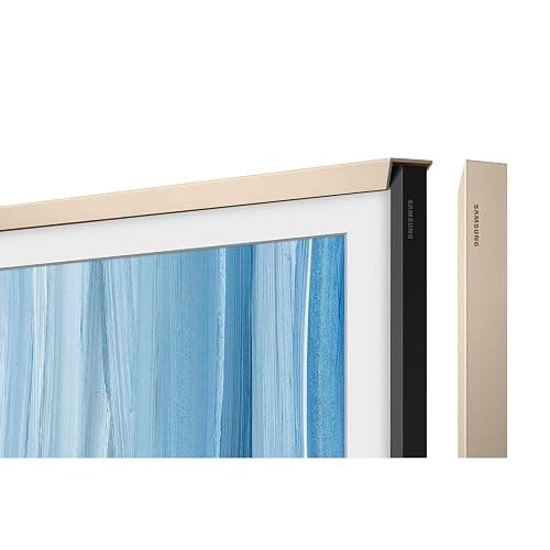 Samsung 65" The Frame Customizable Bezel (2026 Model), Magnetic, Easy Installation, VG-SCFH65SGMZA, Sand Gold Metal - Image 1