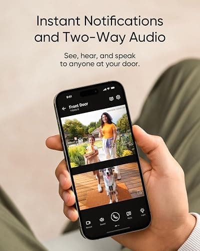 eufy Security Video Doorbell E340 (Battery Powered), Dual Cameras with Delivery Guard, 2K Full HD and Color Night Vision, HomeBase S380 Compatible, No Monthly Fee - Battery or Wired Doorbell thumbnail 2