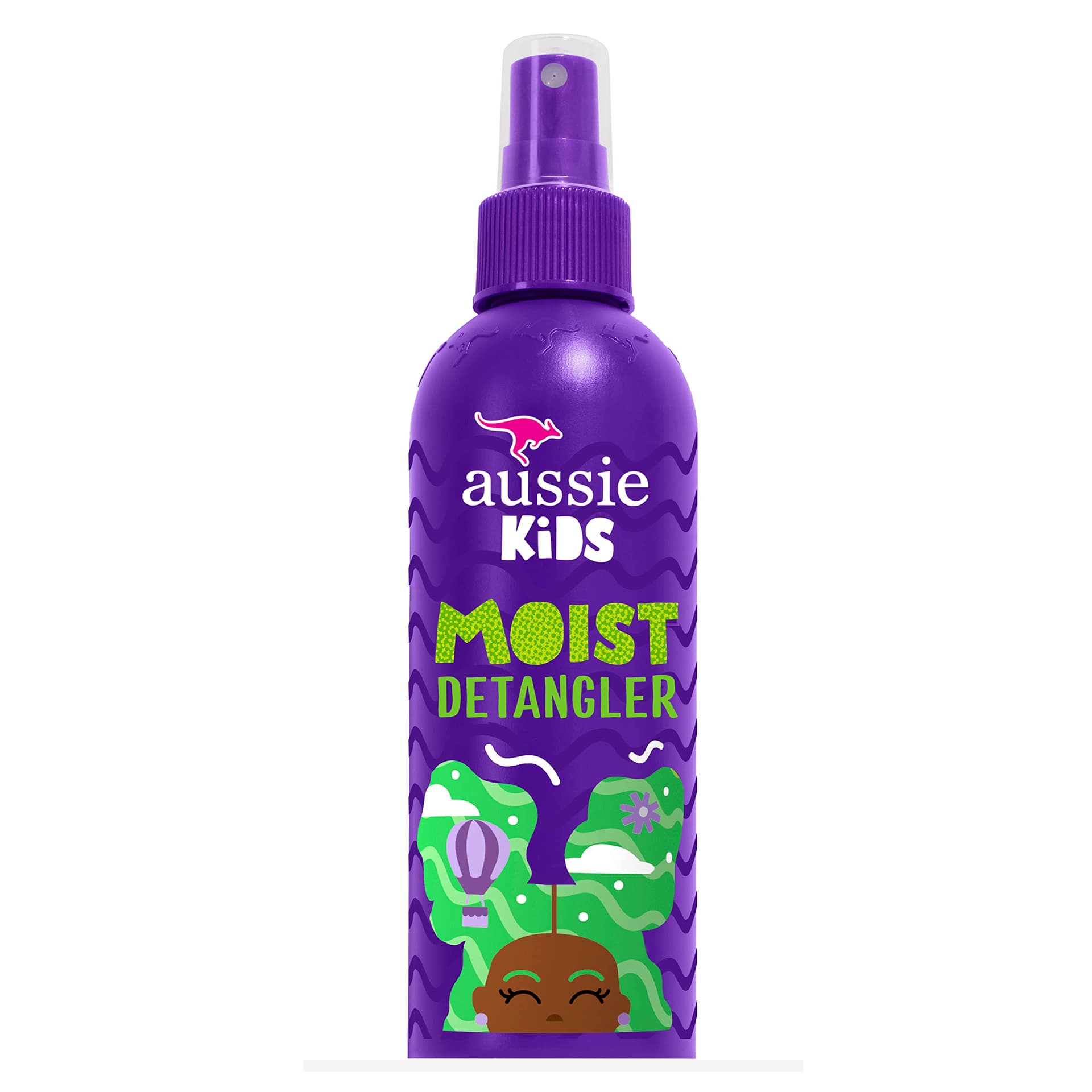 Aussie Kids Moist Detangler for Kids, 8 fl oz/236 mL - Moist Detangler - Image 1