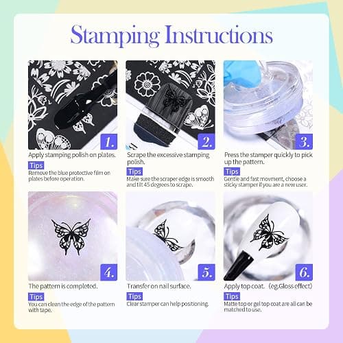 Born Pretty Nail Art Stamping Polish Halloween Nail Polish Set Manicure Print Nails Polish for Stamping Plates 24 Colors Bulk Nail Polish Set Gift Collection thumbnail 8