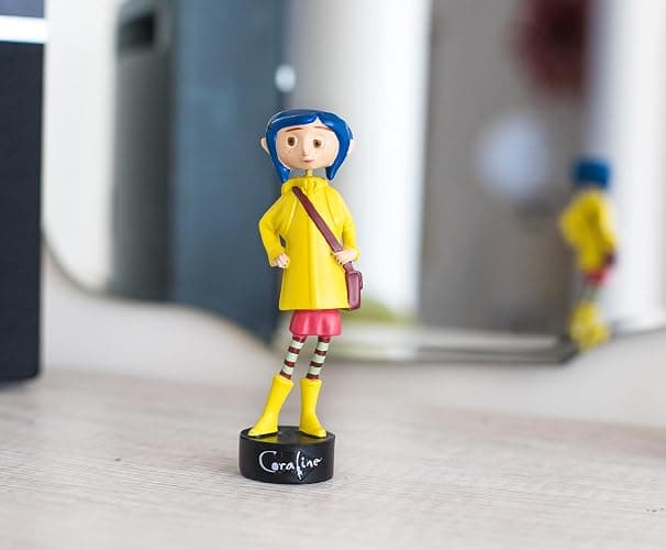Surreal Entertainment Coraline in Rain Coat PVC Bobble Figure for Adults Only | Collectible Bobblehead Action Figure, Desk Toy Accessories | 5 Inches Tall thumbnail 4
