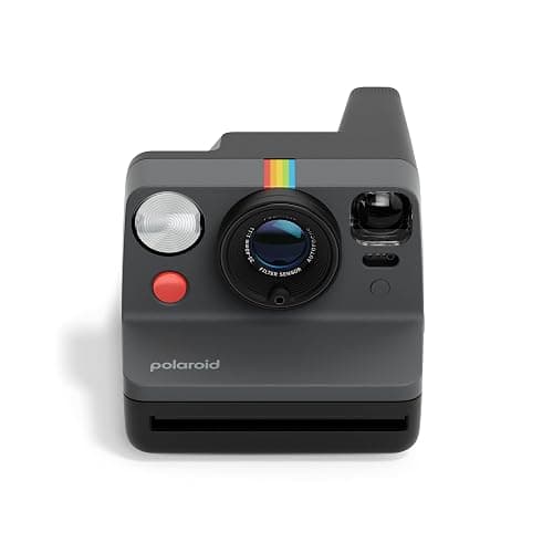 Polaroid Now 3rd Generation I-Type Instant Camera + Film Bundle - Now Black Camera + 16 Color Photos (6560) thumbnail 2