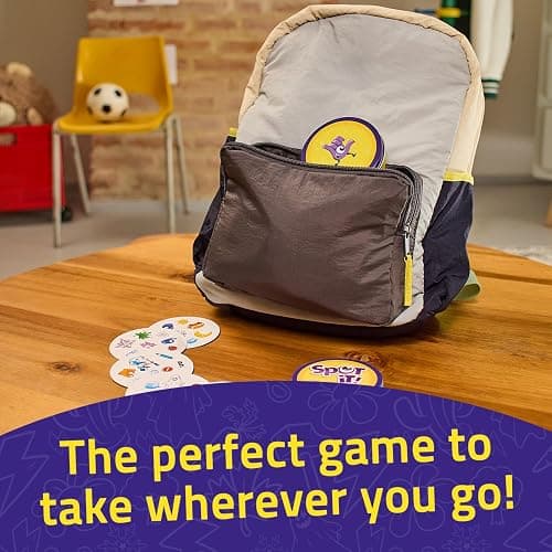 Asmodee Spot It! Classic Card Game (2024 Refresh) - Eco-Blister Edition, 5-in-1 Visual Perception Game for Quick Reflexes and Family Fun, Ages 6+, 2-8 Players, 10 Minute Playtime | 5-in-1 Visual Perception Game for Quick Reflexes and Family Fun, Ages 6+, 2-8 Players, 10 Minute Playtime thumbnail 6