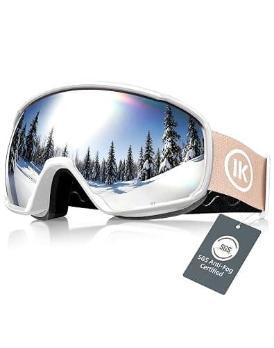 Innerking® OTG Ski Goggles SGS Approved, Over Glasses Snow Snowboarding Winter Goggles Anti Fog for Adult, Youth, Men Women - Image 1