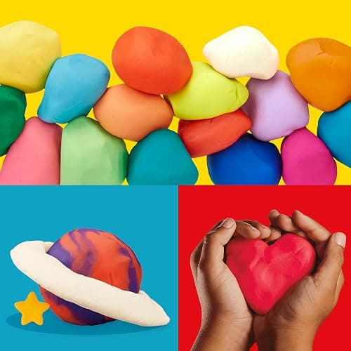 Play Doh Modeling Compound 10-Pack Case of Assorted Colors, Non-Toxic 2 oz. Cans, Back to School Gifts, Prizes, & Party Favors, Preschool Toys for Kids, Ages 2+ (Amazon Exclusive) thumbnail 6