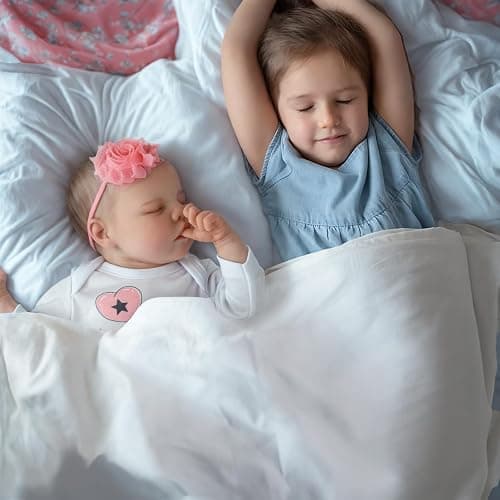 JIZHI Lifelike Reborn Baby Dolls Girl, 17 Inch Real Baby Doll Soft Body Realistic Newborn Vinyl Silicone Baby Doll Full Body Poseable Real Life Baby Dolls with Feeding Kit Gift Box for Kids Age 3+ thumbnail 5